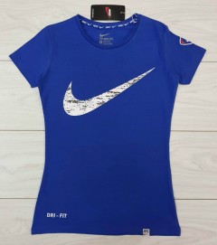 NIKE Ladies T-Shirt (BLUE) (S - M - L - XL) 