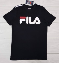FILA Mens T-Shirt (BLACK) (S - M - L - XL )
