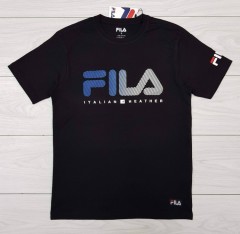 FILA Mens T-Shirt (BLACK) (S - M - L - XL )
