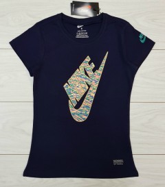 NIKE Ladies T-Shirt (NAVY) (S - M - L - XL)