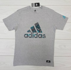 ADIDAS Mens T-Shirt (GRAY) (S - M - L - XL )