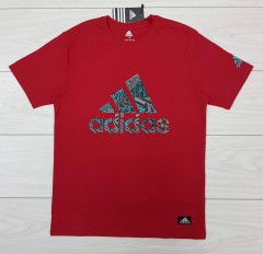 ADIDAS Mens T-Shirt (RED) (S - M - L - XL )