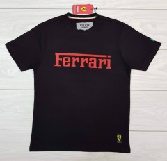 FERRARI Mens T-Shirt (BLACK) (S - M - L - XL )