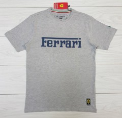 FERRARI Mens T-Shirt (GRAY) (S - M - L - XL )