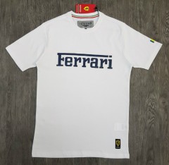 FERRARI Mens T-Shirt (WHITE) (S - M - L - XL )