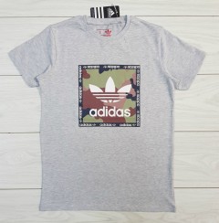 ADIDAS  Mens T-Shirt (GRAY) (S - M - L - XL )