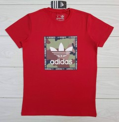 ADIDAS Mens T-Shirt (RED) (S - M - L - XL )