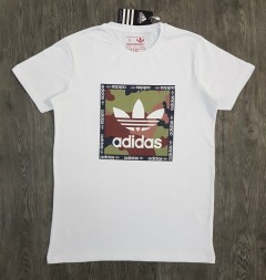 ADIDAS Mens T-Shirt (WHITE) (S - M - L - XL ) 