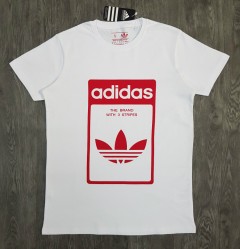 ADIDAS Mens T-Shirt (WHITE) (S - M - L - XL )