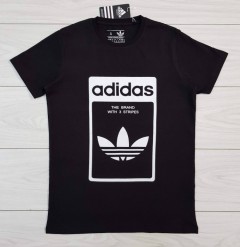 ADIDAS Mens T-Shirt (BLACK) (S - M - L - XL )