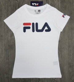 FILA  Ladies T-Shirt (WHITE) (S - M - L - XL)
