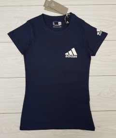 ADIDAS Ladies T-Shirt (NAVY) (S - M - L - XL)