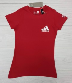 ADIDAS Ladies T-Shirt (RED) (S - M - L - XL)