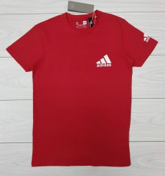 ADIDAS Mens T-Shirt (RED) (S - M - L - XL )