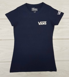 VANS Ladies T-Shirt (NAVY) (S - M - L - XL)