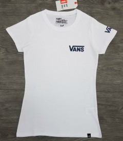 VANS Ladies T-Shirt (WHITE) (S - M - L - XL)