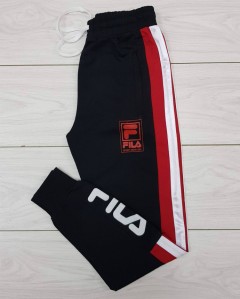 FILA Mens Pants (BLACK - RED) (MD) (S - M - L - XL - XXL) (Made in Turkey)