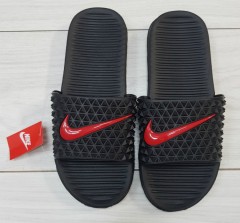 NIKE Mens Slippers (BLACK - RED) (MD) (40 to 45)
