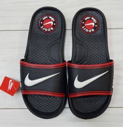 NIKE Mens Slippers (BLACK - RED) (MD) (40 to 45) 