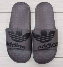 ADIDAS Mens Slippers (GRAY - BLACK) (MD) (40 to 45)