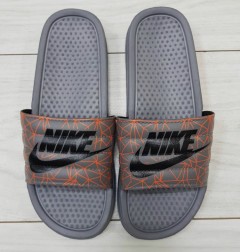 NIKE Mens Slippers (GRAY - ORANGE) (MD) (40 to 45)
