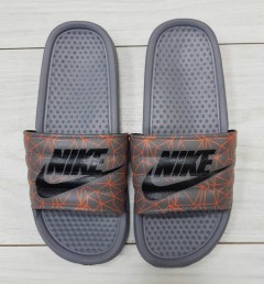 NIKE Ladies Slippers (GRAY - ORANGE) (MD) (36 to 41)