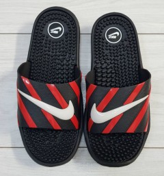NIKE Mens Slippers (BLACK - RED) (MD) (40 to 46)