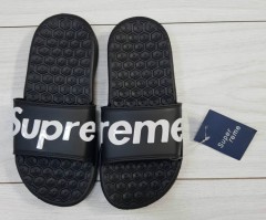 SUPREME Ladies Slippers (BLACK - WHITE) (MD) (35 to 40)