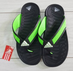 ADIDAS Mens Slippers (BLACK - GREEN) (MD) (40 to 45) 