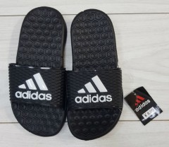 ADIDAS Ladies Slippers (BLACK - WHITE) (MD) (40 to 45)