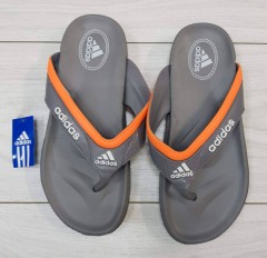 ADIDAS Mens Slippers (GRAY - ORANGE) (MD) (40 to 45)