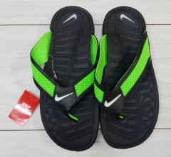 NIKE Mens Slippers (BLACK - GREEN) (MD) (40 to 45) 