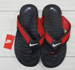 NIKE Mens Slippers (BLACK - RED) (MD) (40 to 45)