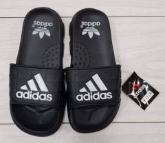 ADIDAS Ladies Slippers (BLACK - WHITE) (MD) (35 to 40)