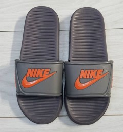 NIKE Mens Slippers (GRAY - ORANGE) (MD) (40 to 45)
