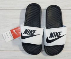 NIKE Ladies Slippers (BLACK - WHITE) (MD) (35 to 40)