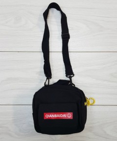 QIANBAIDAI Sling Bag (BLACK) (MD) (Free Size)