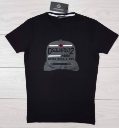 DSQUARED2 Mens Turkey T-Shirts (BLACK) (S - M - L - XL - XXL ) 