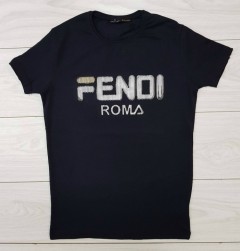 FENDI Mens Turkey T-Shirts (BLACK) (S - M - L - XL - XXL ) 
