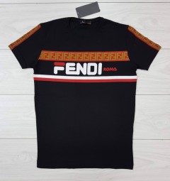 FENDI Mens Turkey T-Shirts (BLACK) (S - M - L - XL - XXL )