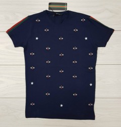 GUCCI  Mens Turkey T-Shirts (NAVY) (S - M - L - XL - XXL )