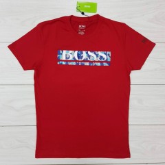 HUGO BOSS Mens T-Shirt (RED) (S - M - L - XL ) 