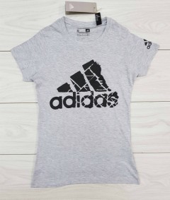 ADIDAS Ladies T-Shirt (GRAY) (S - M - L - XL) 