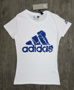 ADIDAS Ladies T-Shirt (WHITE) (S - M - L - XL)