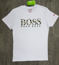 HUGO BOSS  Mens T-Shirt (WHITE) (S - M - L - XL )