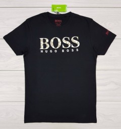 HUGO BOSS  Mens T-Shirt (BLACK) (S - M - L - XL ) 