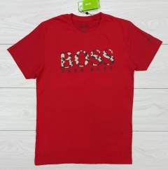 HUGO BOSS  Mens T-Shirt (RED) (S - M - L - XL ) 