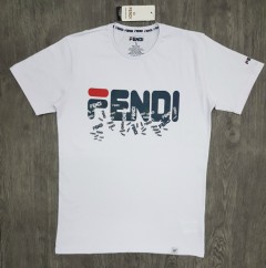 FENDI Mens T-Shirt (WHITE) (S - M - L - XL ) 