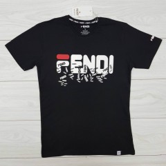 FENDI Mens T-Shirt (BLACK) (S - M - L - XL ) 
