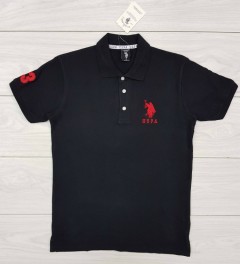 U.S.POLO ASSN Mens T-Shirt (BLACK) (S - M - L - XL ) 